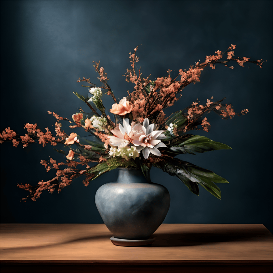 Beautiful Ikebana Arrangement