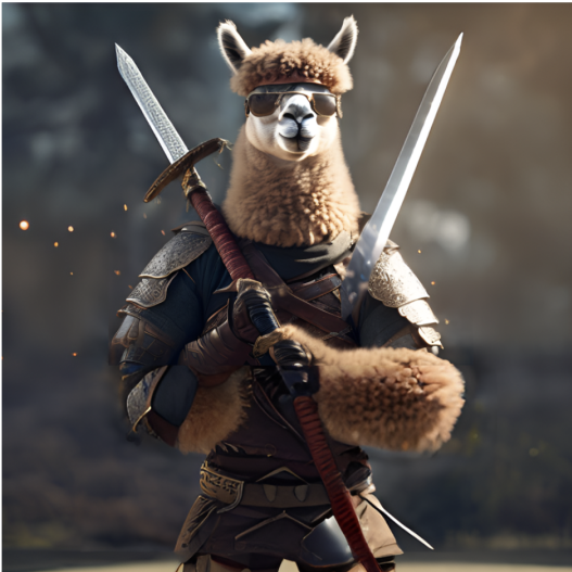 Samurai alpaca 🏯🦙